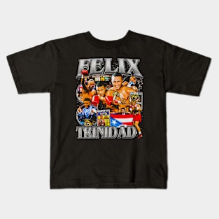 Felix Trinidad Vintage Bootleg Kids T-Shirt